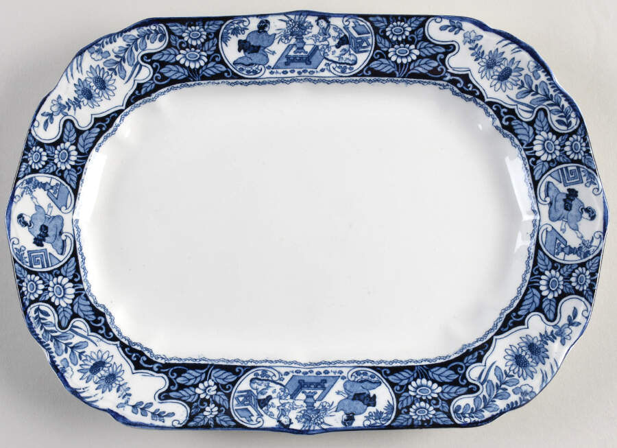 Buddha Plain 12" Oval Serving Platter by Wood & Sons-1
