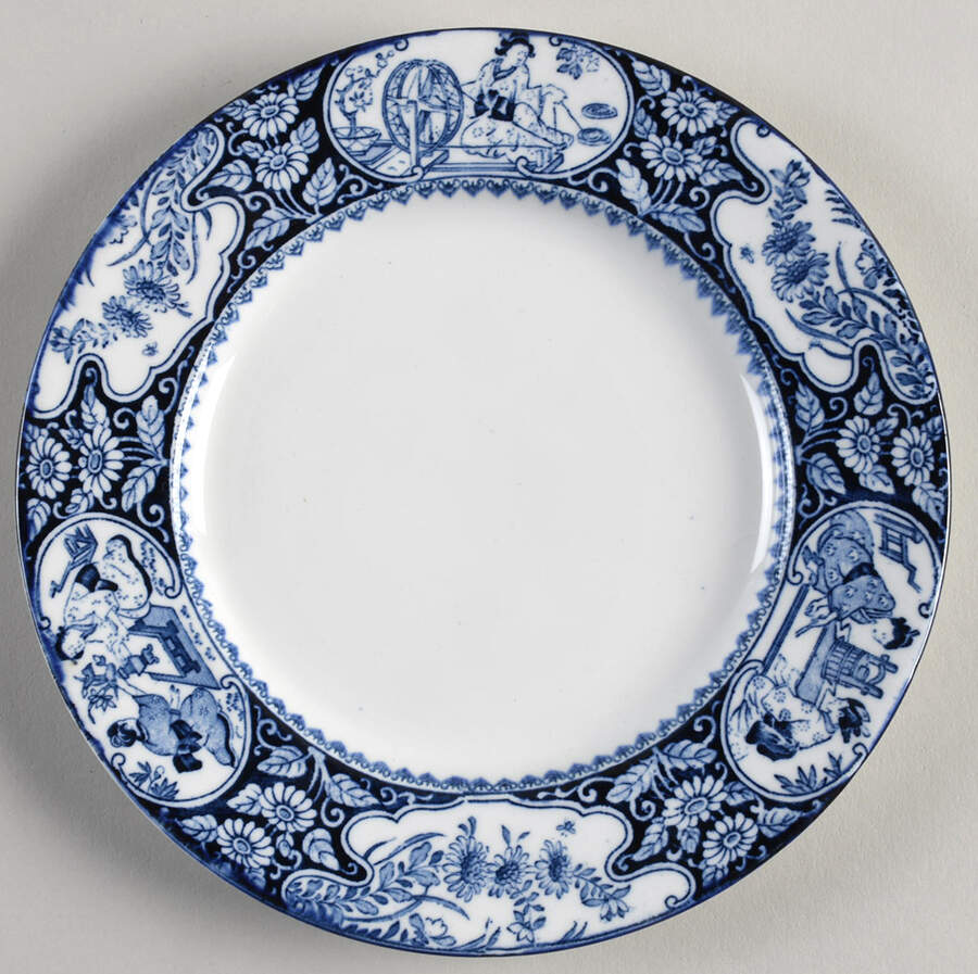 Buddha Plain Dessert/Pie Plate by Wood & Sons-1