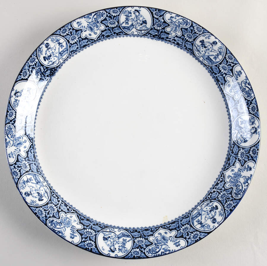 Buddha Plain Chop Plate (Round Platter) by Wood & Sons-1