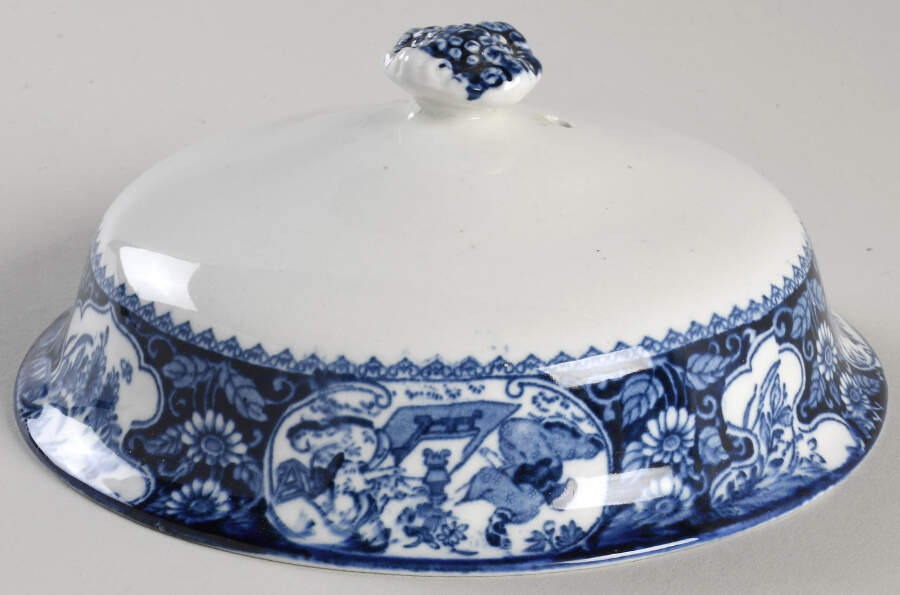 Buddha Plain Lid for Round Butter by Wood & Sons-1