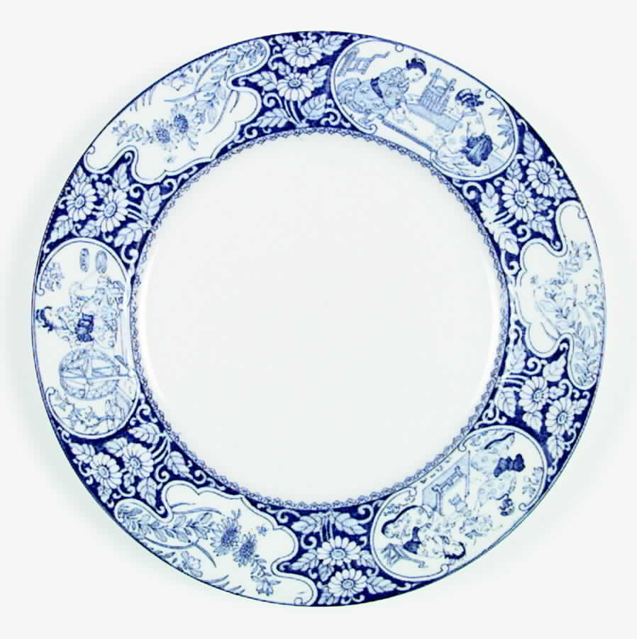 Buddha Plain Dinner Plate by Wood & Sons-1