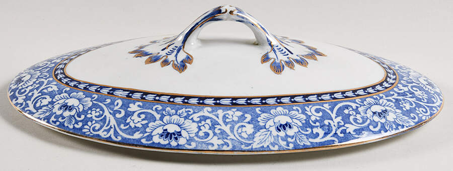 Burlington Lid for Oval Vegetable by Wood & Sons-1