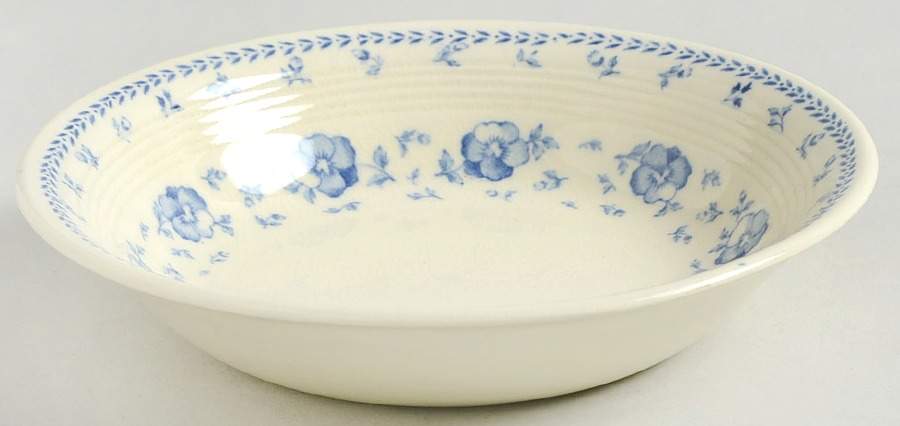 Cape Cod Blue Fruit/Dessert (Sauce) Bowl by Wood & Sons-1