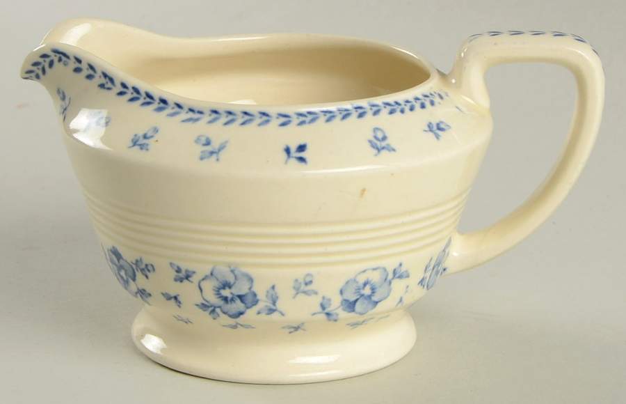 Cape Cod Blue Mini Creamer by Wood & Sons-1