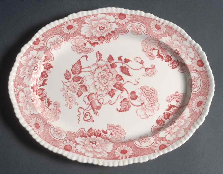 Cambridge 12" Oval Serving Platter by Wood & Sons-1