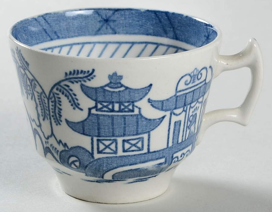 Canton Blue Flat Demitasse Cup by Wood & Sons-1