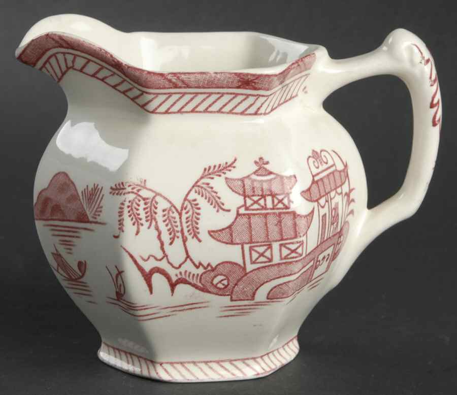 Canton Pink Creamer by Wood & Sons-1