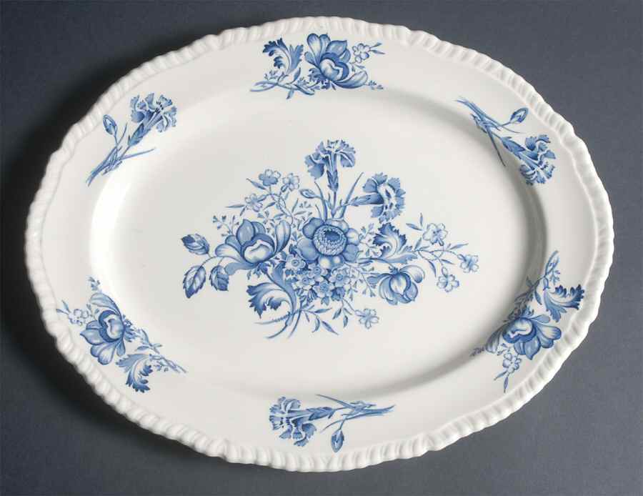 Caronia 14" Oval Serving Platter by Wood & Sons-1