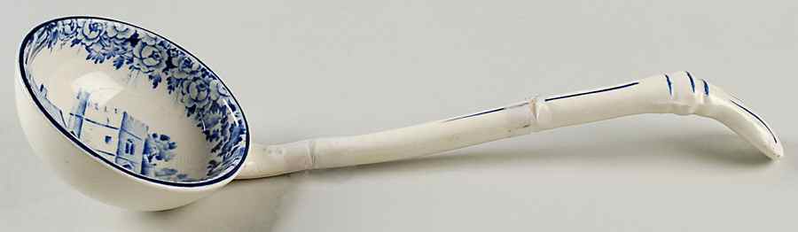 Castles Blue Tureen Ladle by Wood & Sons-1