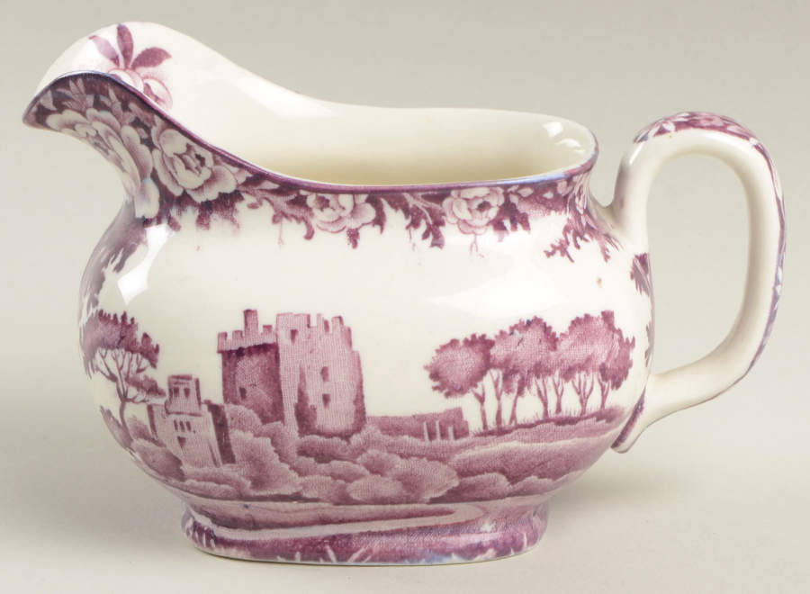 Castles Purple Creamer by Wood & Sons-1