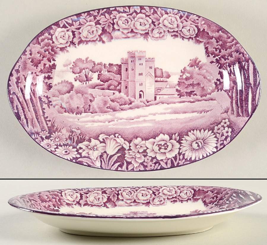 Castles Purple Relish/Gravy Underplate by Wood & Sons-1