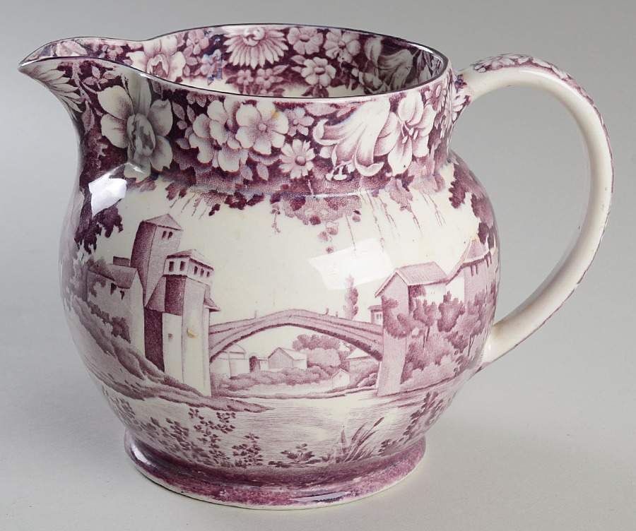 Castles Purple 48 Oz Pitcher by Wood & Sons-1