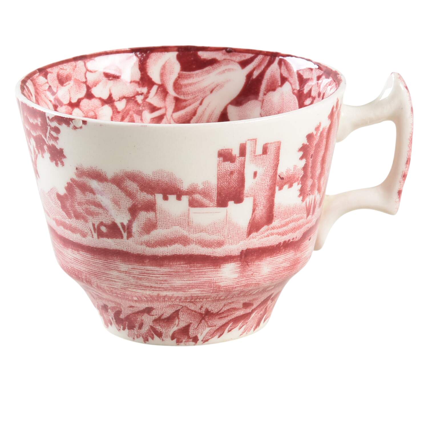 Castles Red Flat Demitasse Cup by Wood & Sons-1