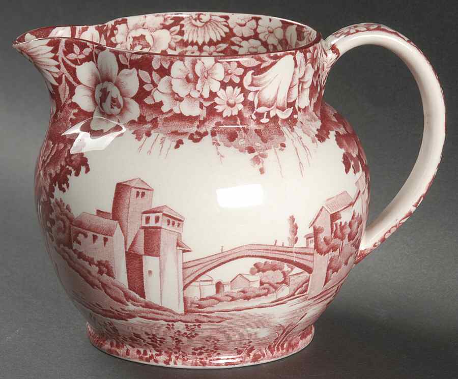 Castles Red 32 Oz Pitcher by Wood & Sons-1