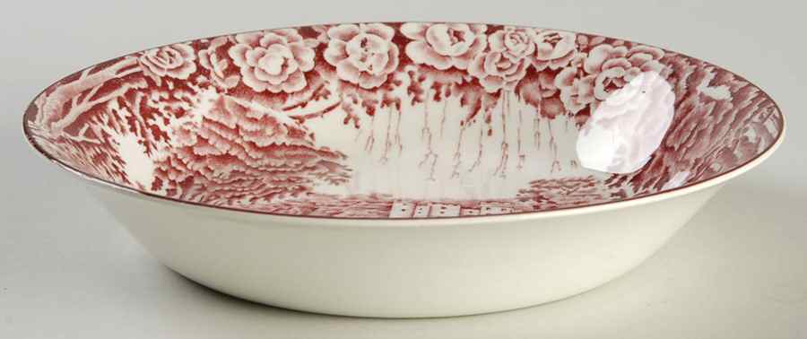 Castles Red Coupe Soup Bowl by Wood & Sons-1