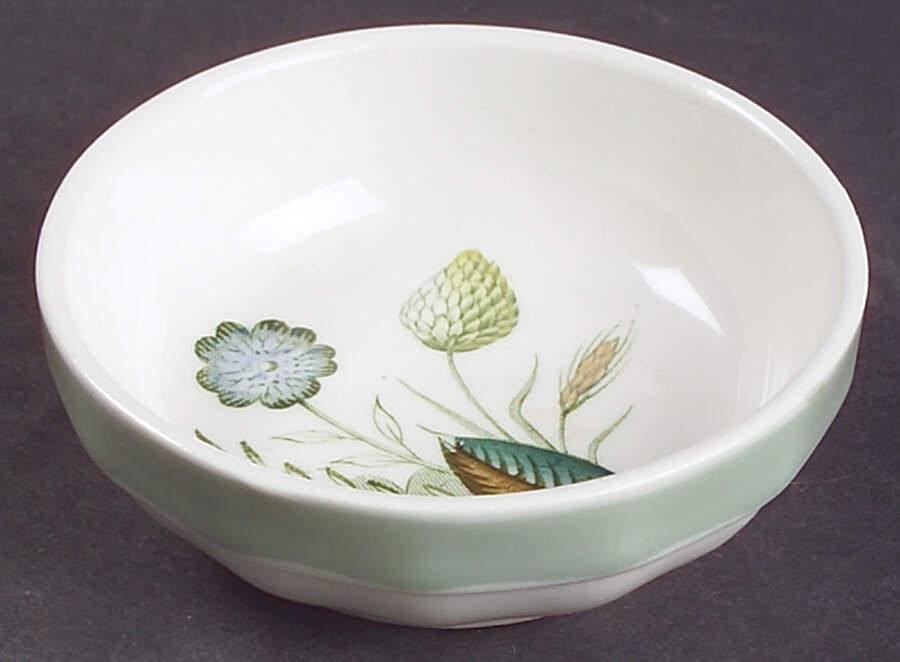 Clovelly (Green Shaded Clover) Salt Dip by Wood & Sons-1