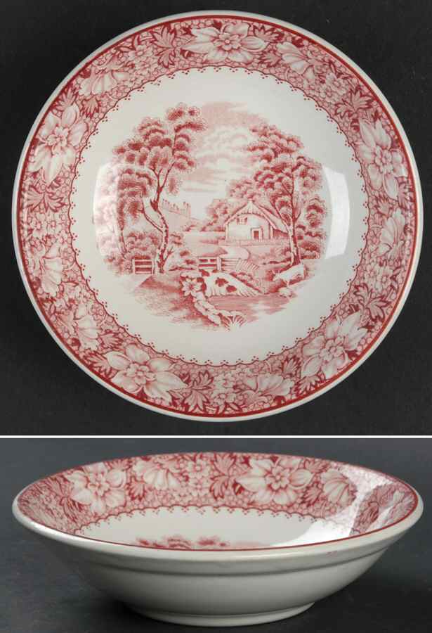 Colonial Pink (Heavy Weight) Coupe Cereal Bowl by Wood & Sons-1