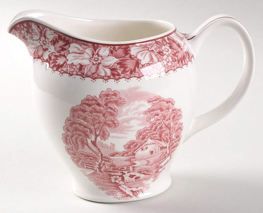 Colonial Pink (Light Weight) 20 Oz Pitcher by Wood & Sons-1