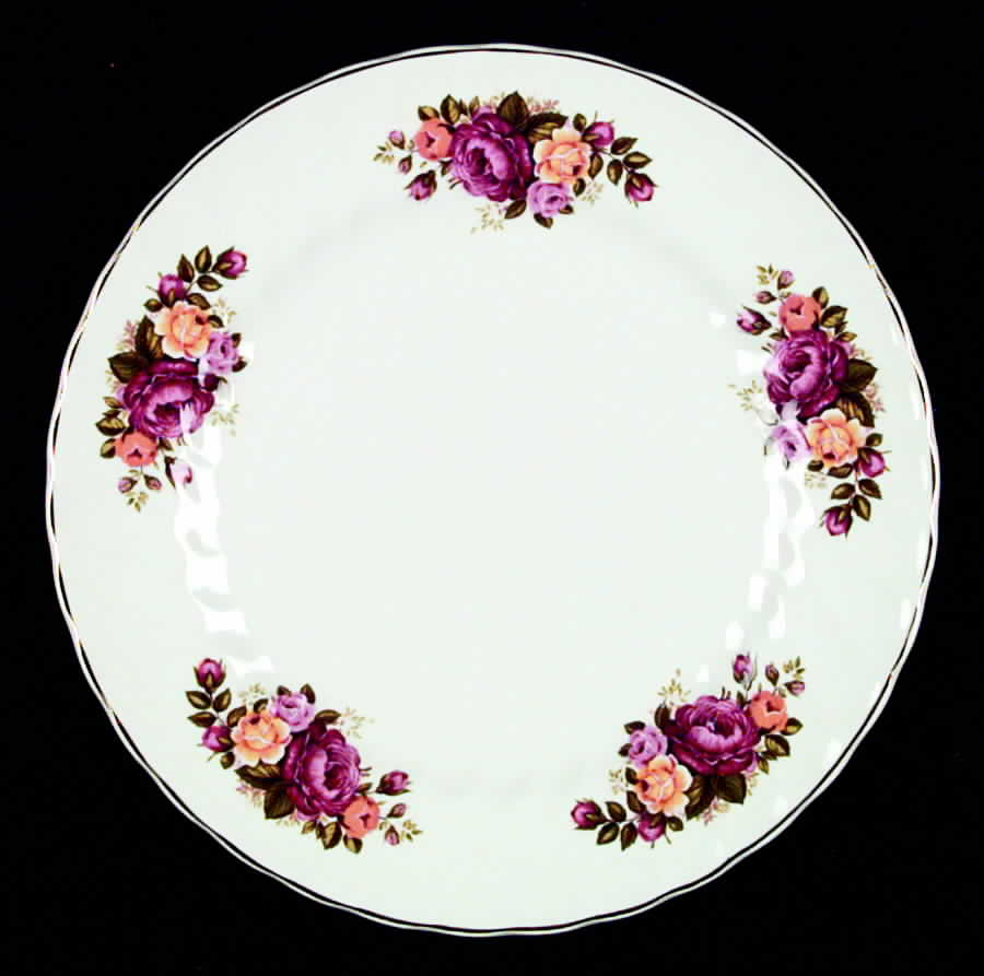 Cottage Rose Dinner Plate by Wood & Sons-1