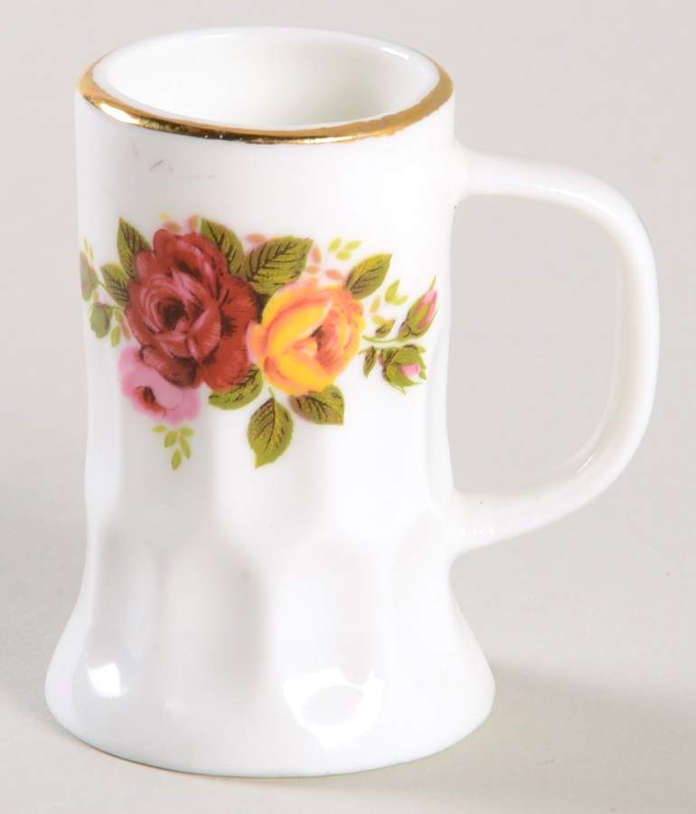 Cottage Rose Toothpick Holder by Wood & Sons-1