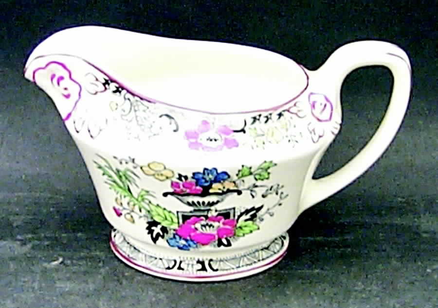 Danbury Multicolor Creamer by Wood & Sons-1