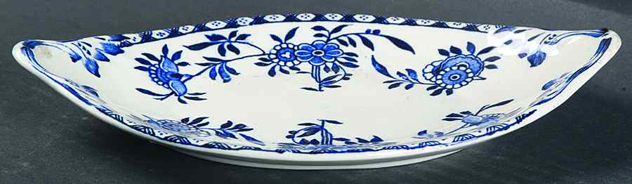 Delph Underplate for Gravy Boat by Wood & Sons-1