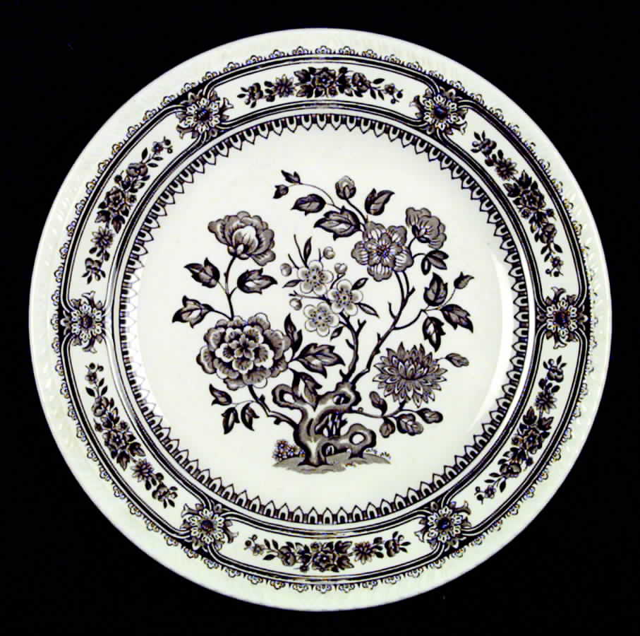 Dorset Brown (Smooth) Dinner Plate by Wood & Sons-1