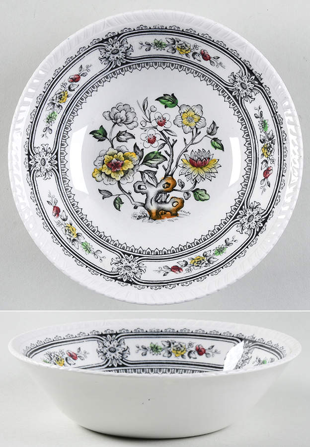 Dorset Gray Multicolor (Smooth) Coupe Cereal Bowl by Wood & Sons-1