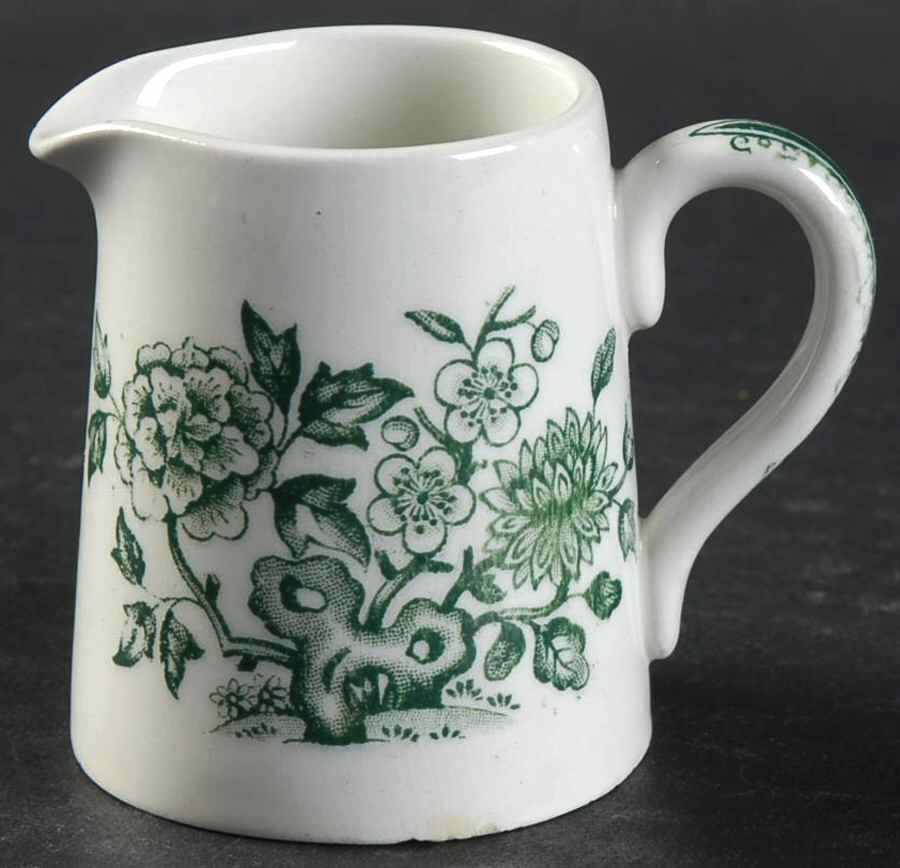 Dorset Green (Smooth) Individual Creamer by Wood & Sons-1