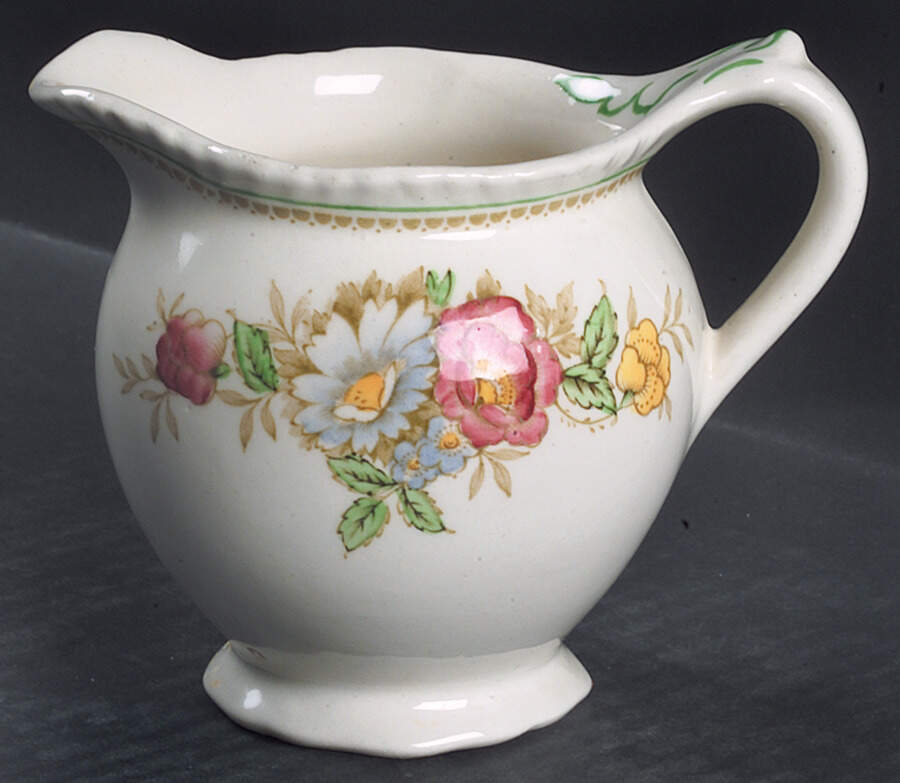 Field Rose Creamer by Wood & Sons-1