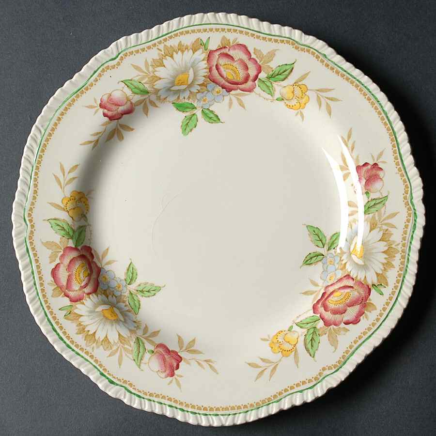 Field Rose Luncheon Plate by Wood & Sons-1