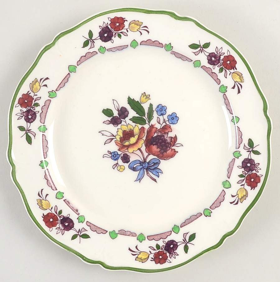 Flora Dessert/Pie Plate by Wood & Sons-1