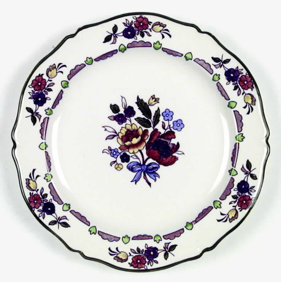 Flora Dinner Plate by Wood & Sons-1