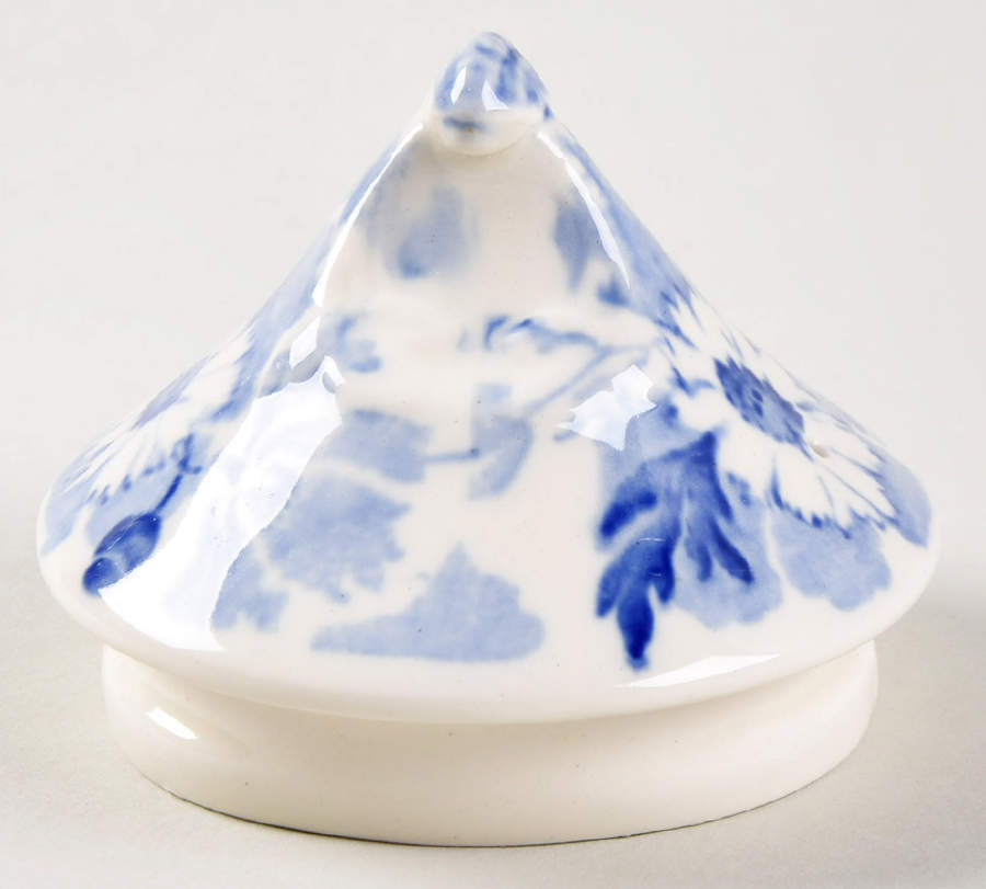 Gay Day Blue (Scalloped) Lid for Small Coffee Pot by Wood & Sons-1