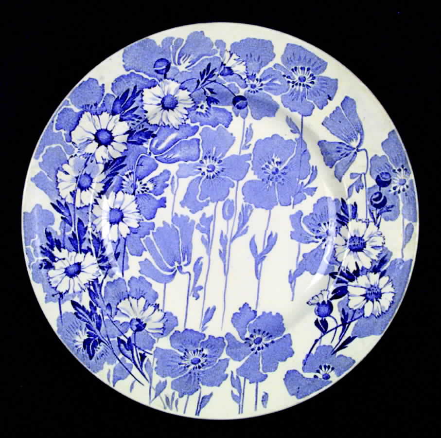 Gay Day Blue (Smooth) Dinner Plate by Wood & Sons-1