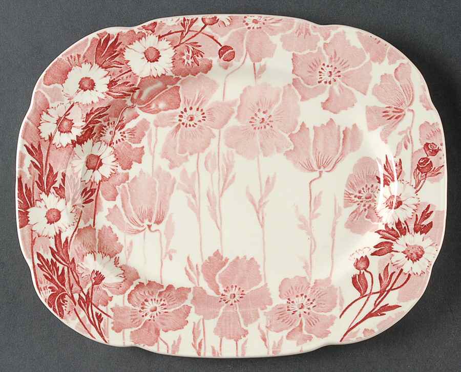 Gay Day Pink 10" Oval Serving Platter by Wood & Sons-1