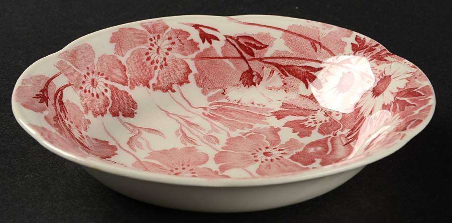 Gay Day Pink Fruit/Dessert (Sauce) Bowl by Wood & Sons-1