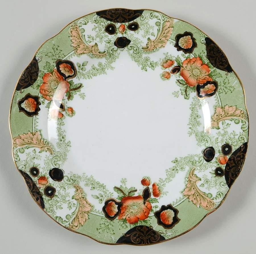 Glenwood Green, Multicolor Salad Plate by Wood & Sons-1