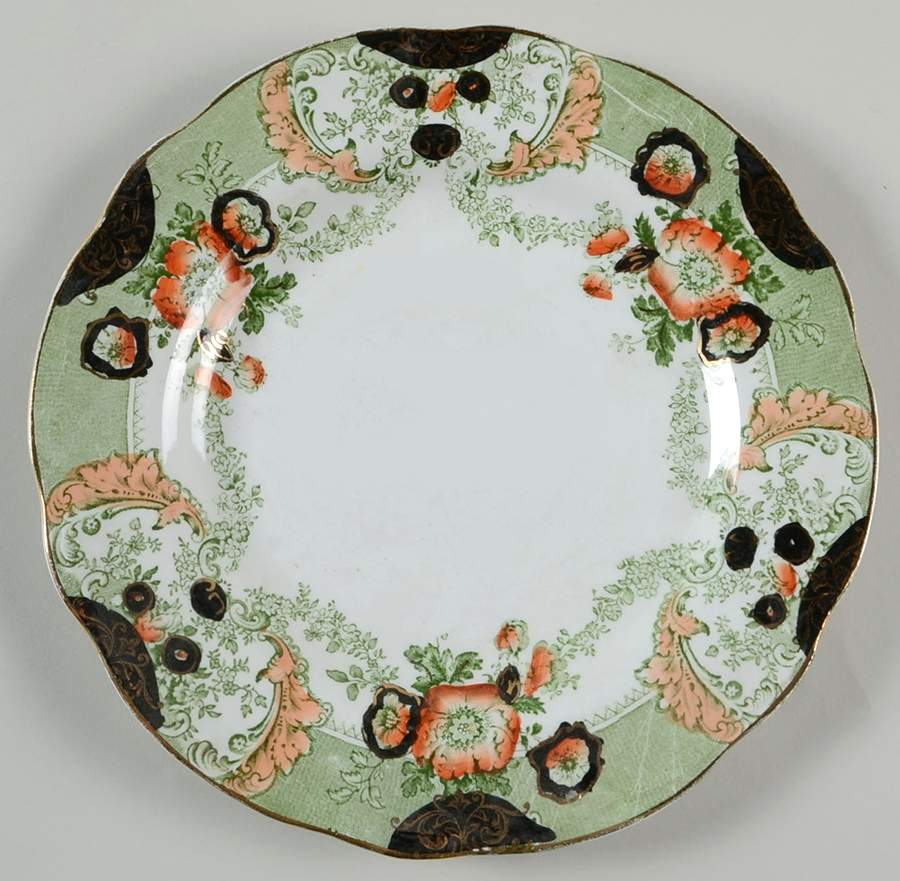 Glenwood Green, Multicolor Luncheon Plate by Wood & Sons-1