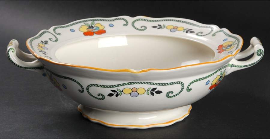 Horton Round Vegetable No Lid by Wood & Sons-1