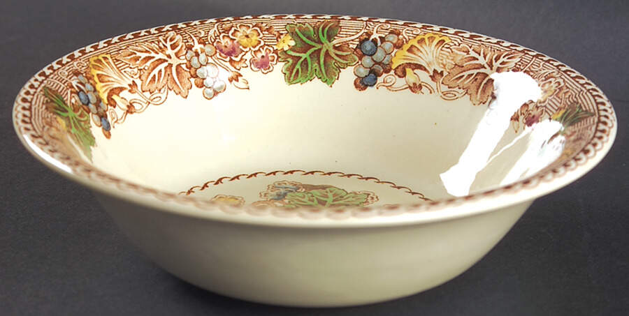 Hyde (Smooth Edge) 8" Round Vegetable Bowl by Wood & Sons-1