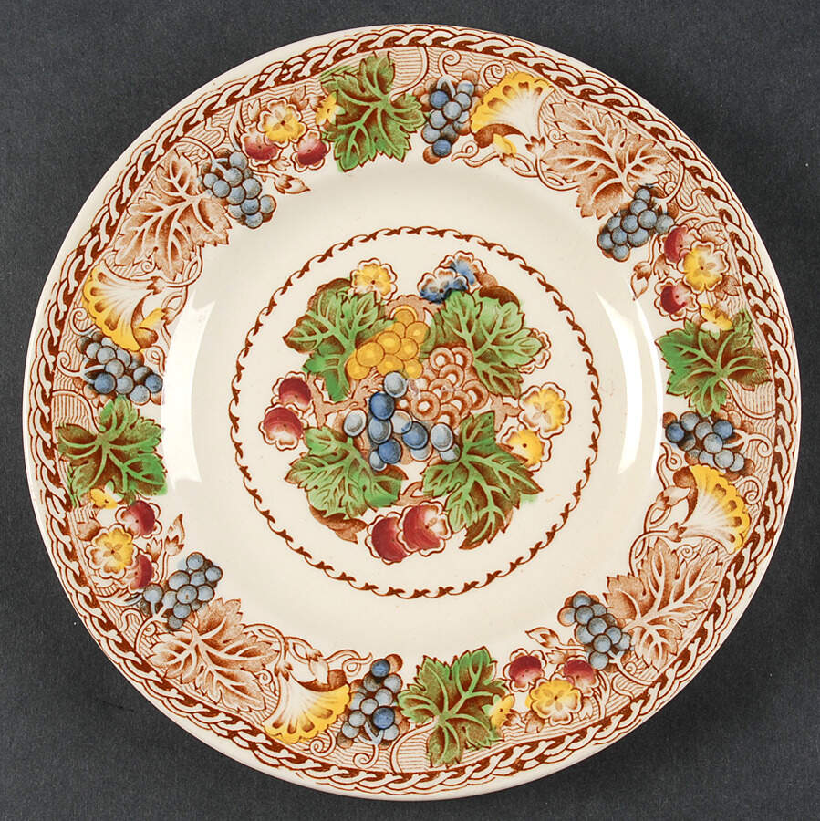 Hyde (Smooth Edge) Dessert/Pie Plate by Wood & Sons-1