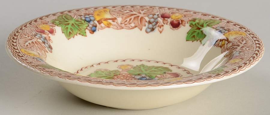 Hyde (Smooth Edge) Rim Fruit/Dessert (Sauce) Bowl by Wood & Sons-1