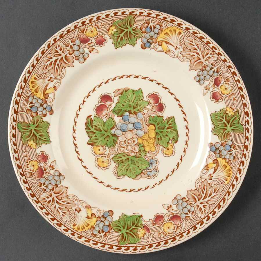 Hyde (Smooth Edge) Luncheon Plate by Wood & Sons-1