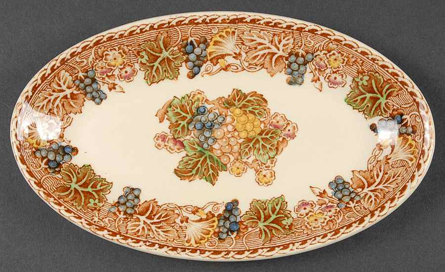 Hyde (Smooth Edge) Relish/Gravy Underplate by Wood & Sons-1