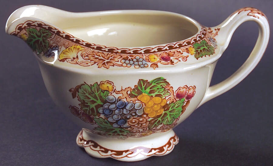 Hyde (Scalloped Edge) Creamer by Wood & Sons-1