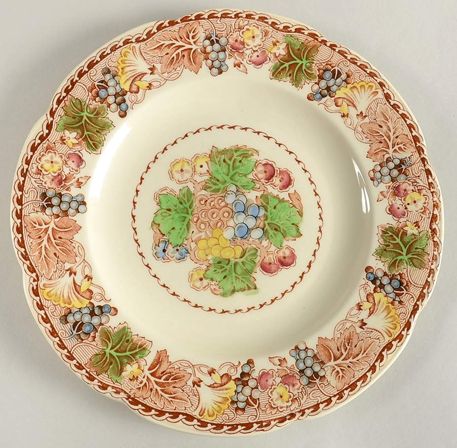 Hyde (Scalloped Edge) Dinner Plate by Wood & Sons-1
