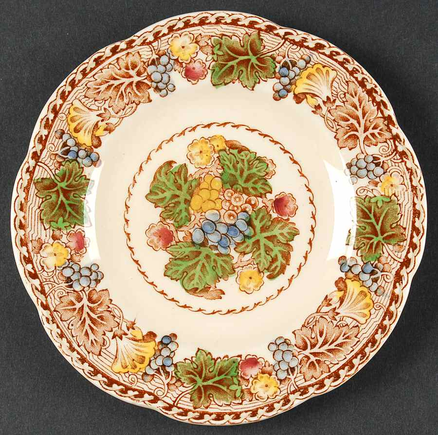 Hyde (Scalloped Edge) Bread & Butter Plate by Wood & Sons-1