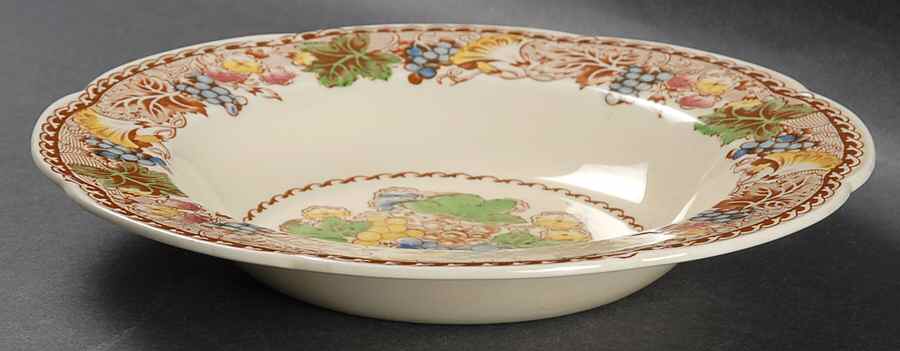 Hyde (Scalloped Edge) Rim Soup Bowl by Wood & Sons-1