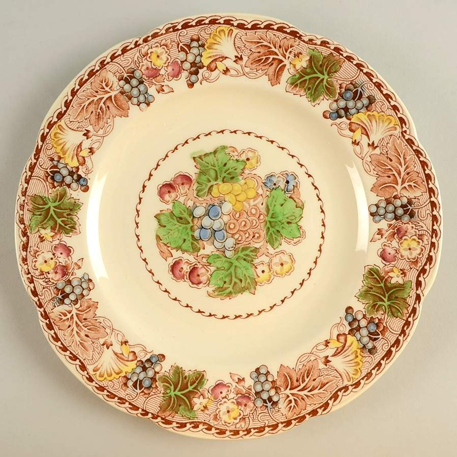 Hyde (Scalloped Edge) Dinner Plate by Wood & Sons-1